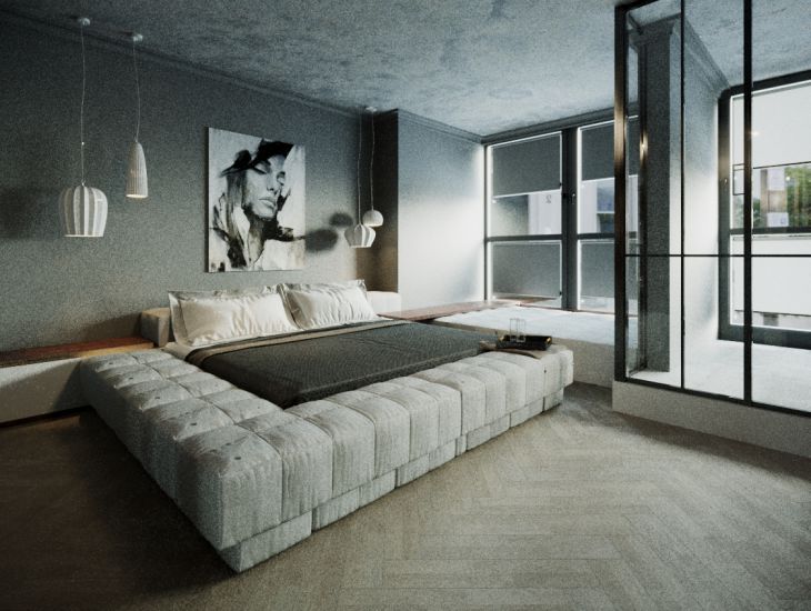 So können Sie die Wände dekorieren: Optionen, die Ihrem Zuhause Stil und Komfort verleihen Bett, Bild