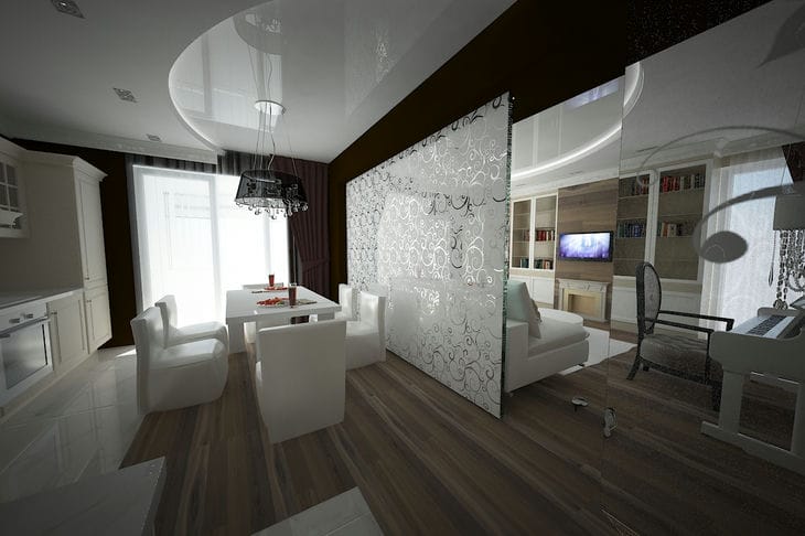 So vergrößern Sie die Fläche einer Wohnung optisch: nützliche Tipps Zimmer